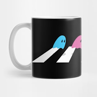 CMYK Ghosts Cross the Road Mug